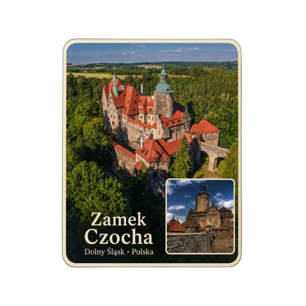 Magnes pamiątkowy Zamek Czocha w wersji ozdobnej