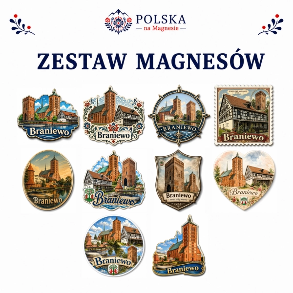 Zestaw magnesów Braniewo