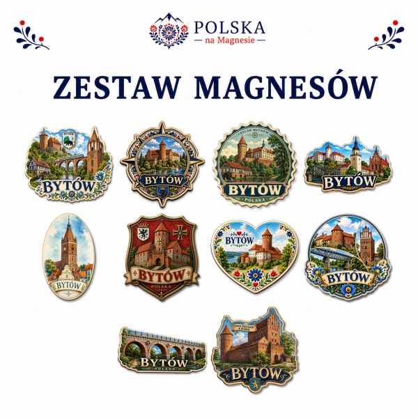 Zestaw magnesów Bytów
