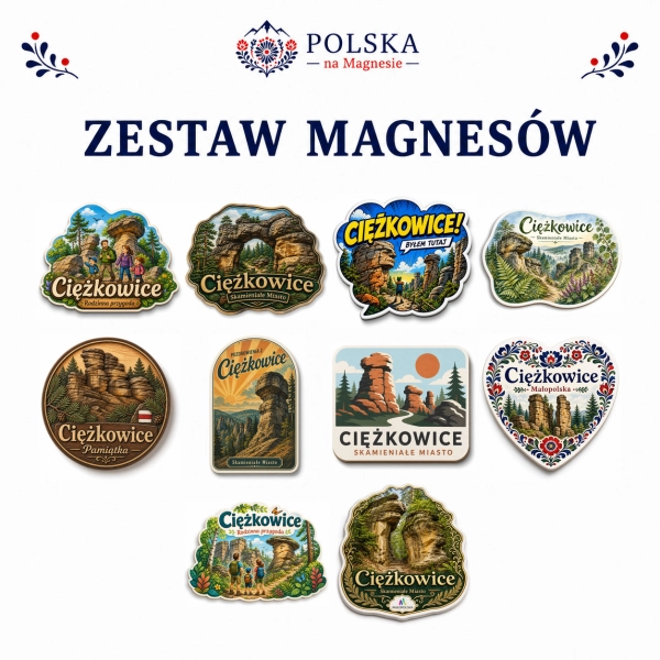 Zestaw magnesów Ciężkowice