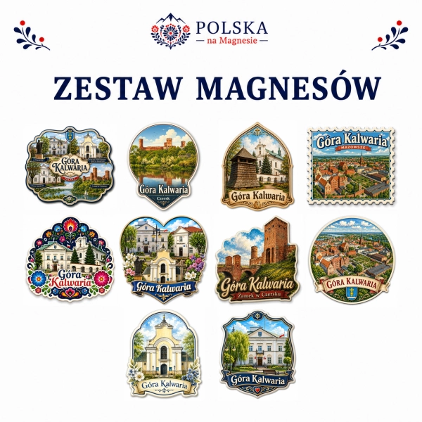 Zestaw magnesów Góra Kalwaria