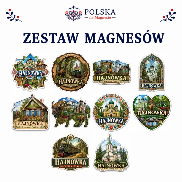 Zestaw magnesów Hajnówka