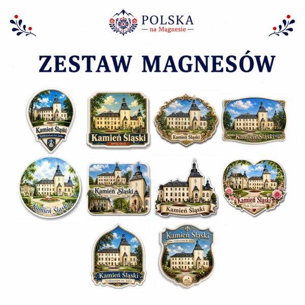 Zestaw magnesów Kamień Śląski