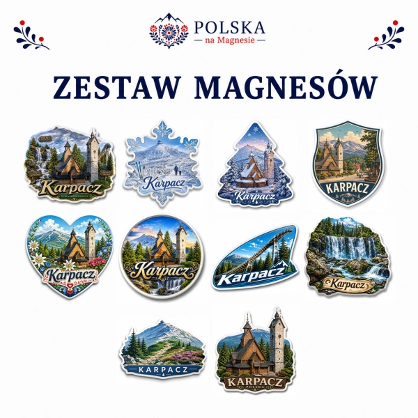 Zestaw magnesów Karpacz