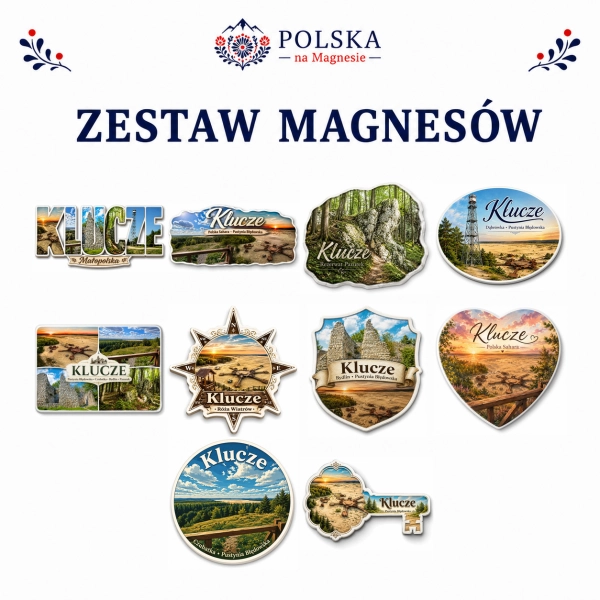 Zestaw magnesów Klucze