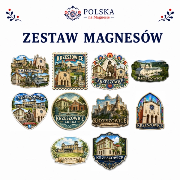 Zestaw magnesów Krzeszowice