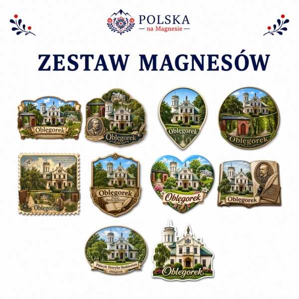 Zestaw magnesów Oblęgorek