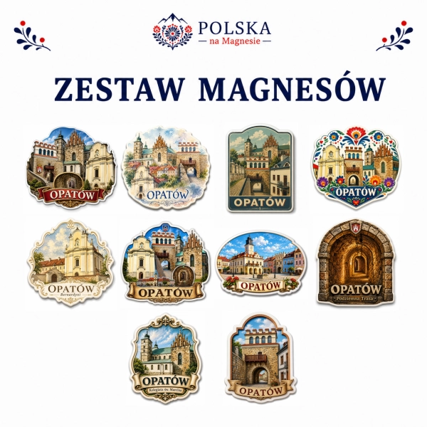 Zestaw magnesów Opatów