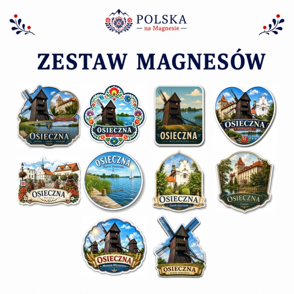 Zestaw magnesów Osieczna