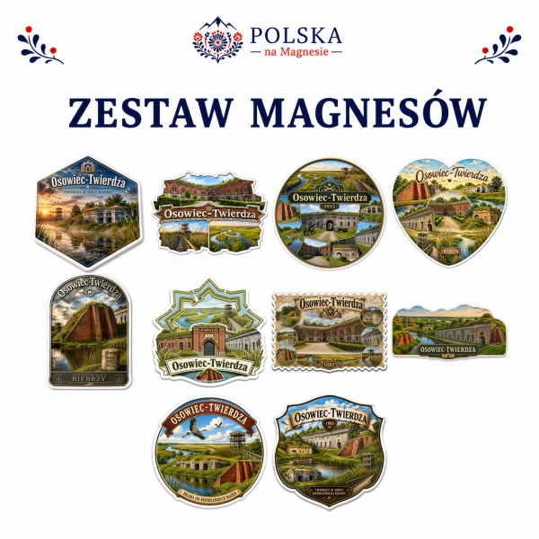 Zestaw magnesów Osowiec-Twierdza