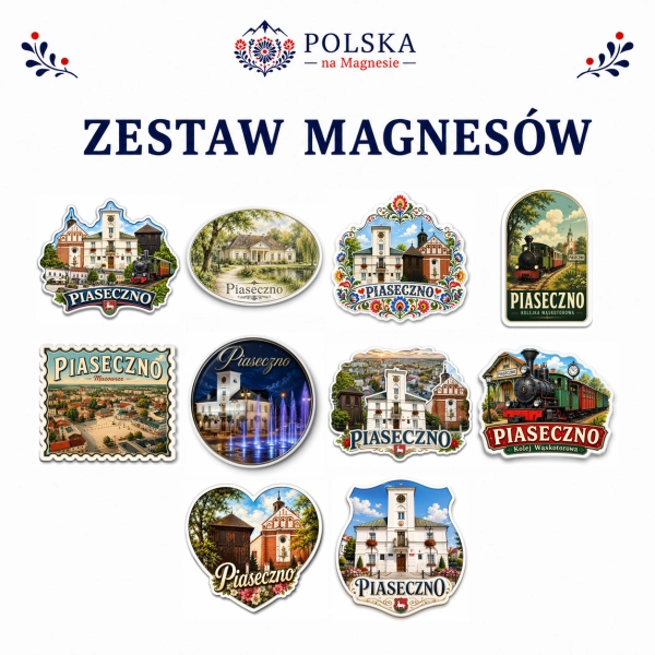 Zestaw magnesów Piaseczno