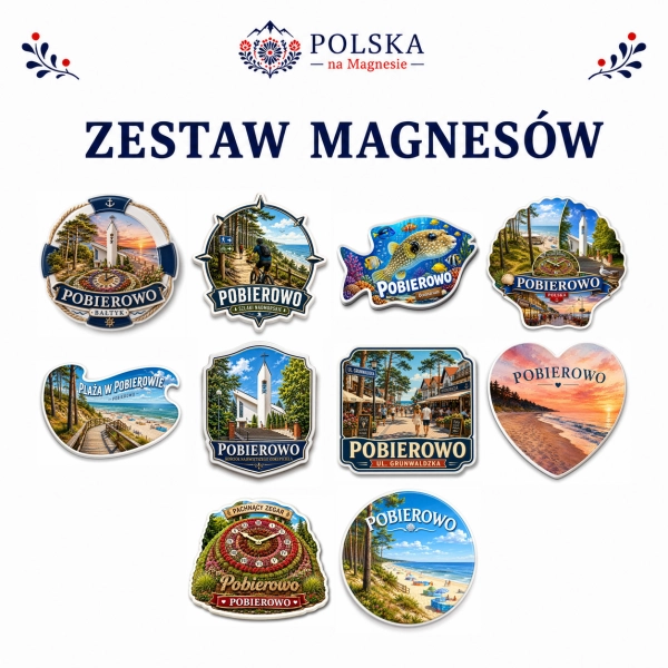 Zestaw magnesów Pobierowo