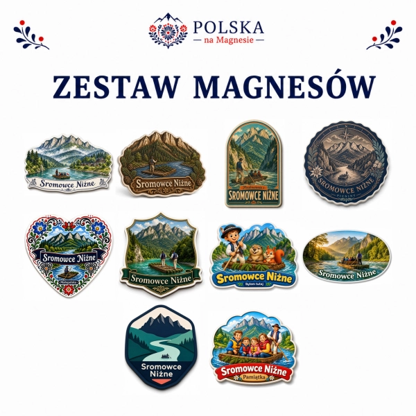 Zestaw magnesów Sromowce Niżne