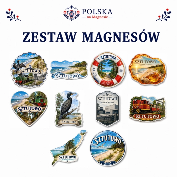 Zestaw magnesów Sztutowo