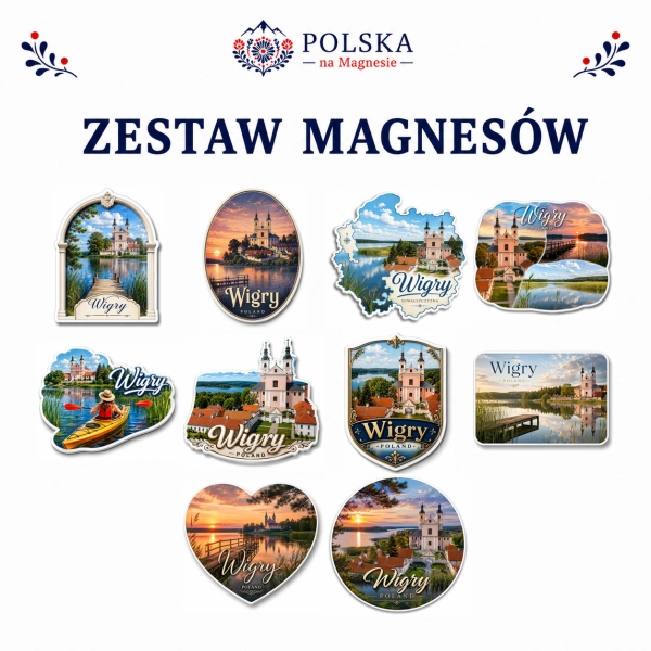 Zestaw magnesów Wigry