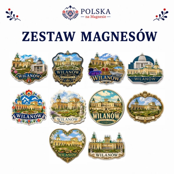 Zestaw magnesów Wilanów