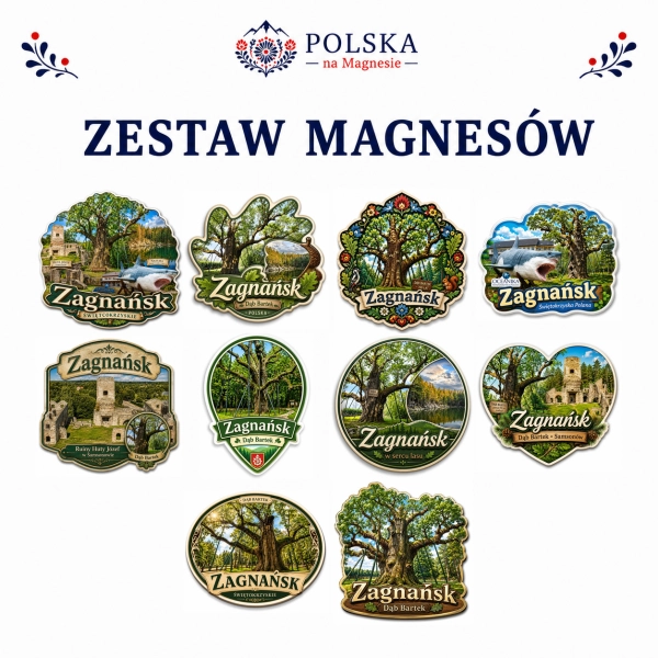 Zestaw magnesów Zagnańsk