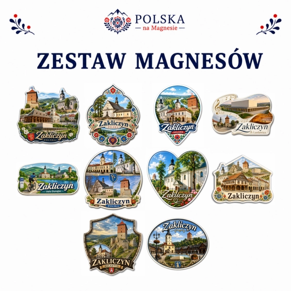 Zestaw magnesów Zakliczyn